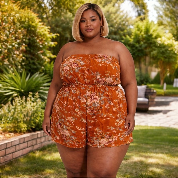 Target Floral Romper - Picture 4 of 7